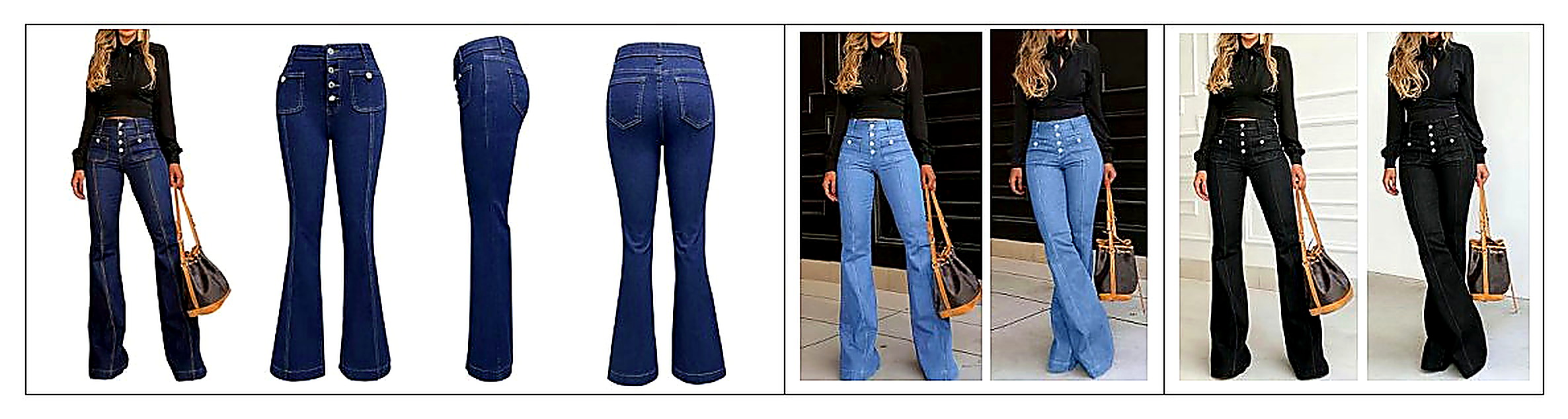 DPT-003 stretch denim pants
