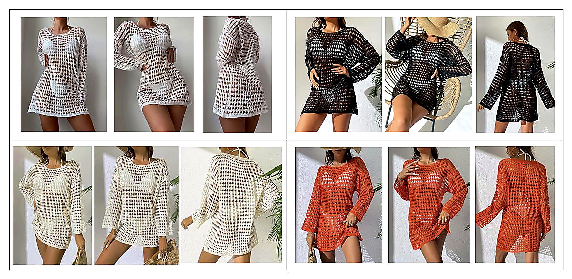 LCG-003 loose lace coverup