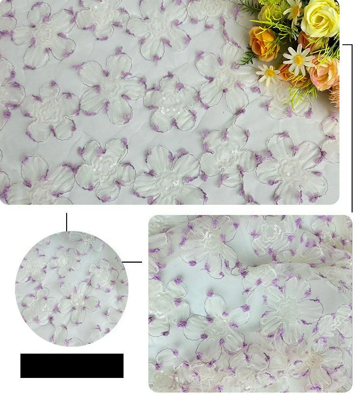 PTD-456 embroidered fabric reference