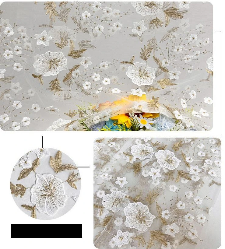 PTD-458 embroidered fabric reference