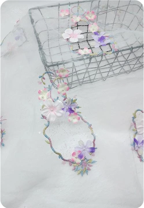 PTD-624 embroidered fabric reference