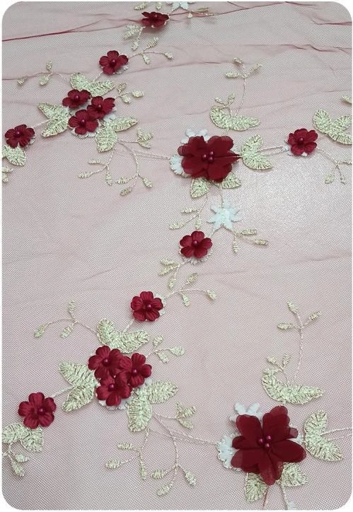 PTD-638 embroidered fabric reference