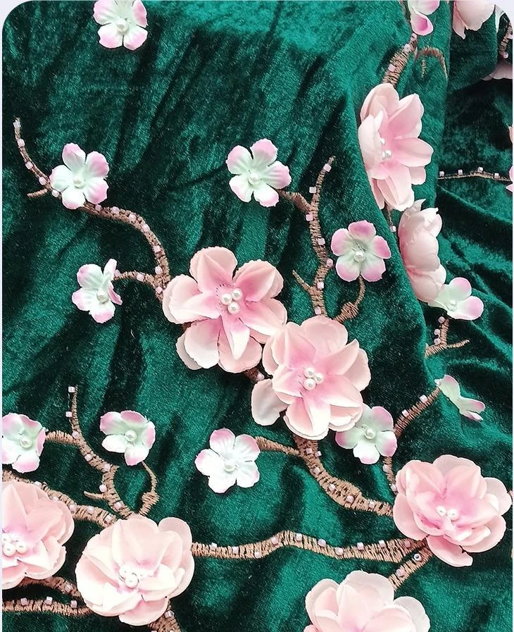 PTD-643 embroidered fabric reference