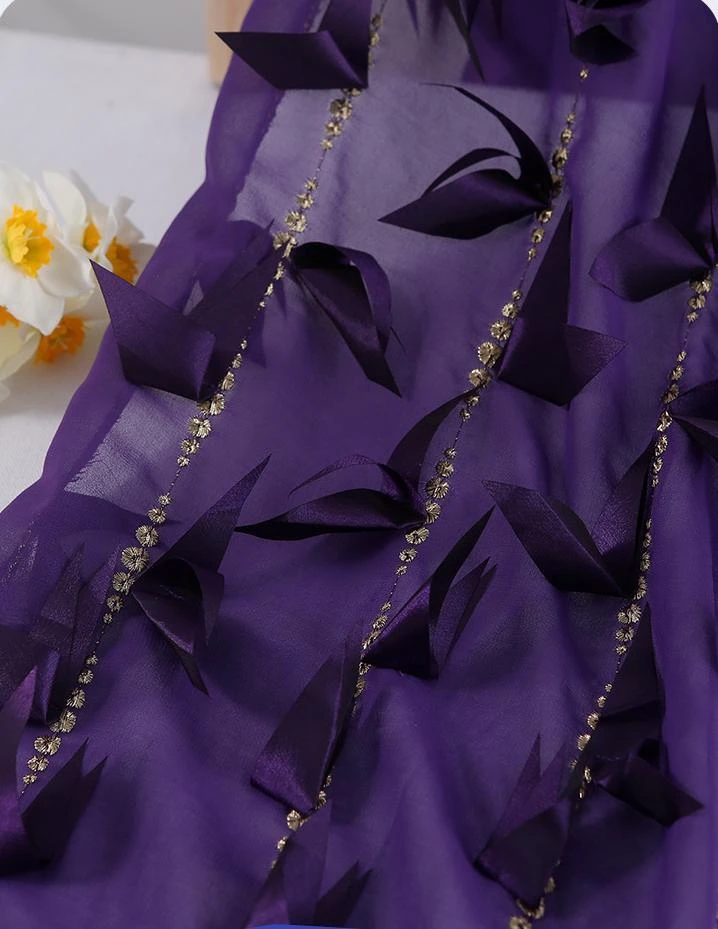 PTD-671 embroidered fabric reference