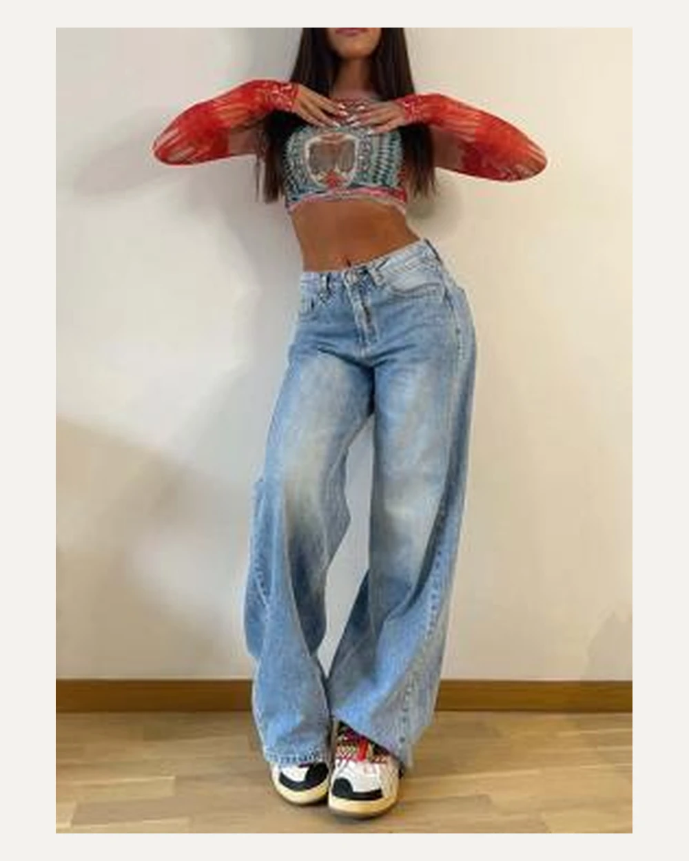 DPT-028 denim pants reference