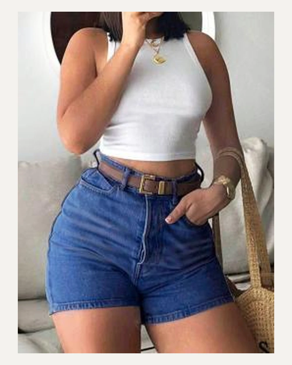 DPT-031 denim pants reference