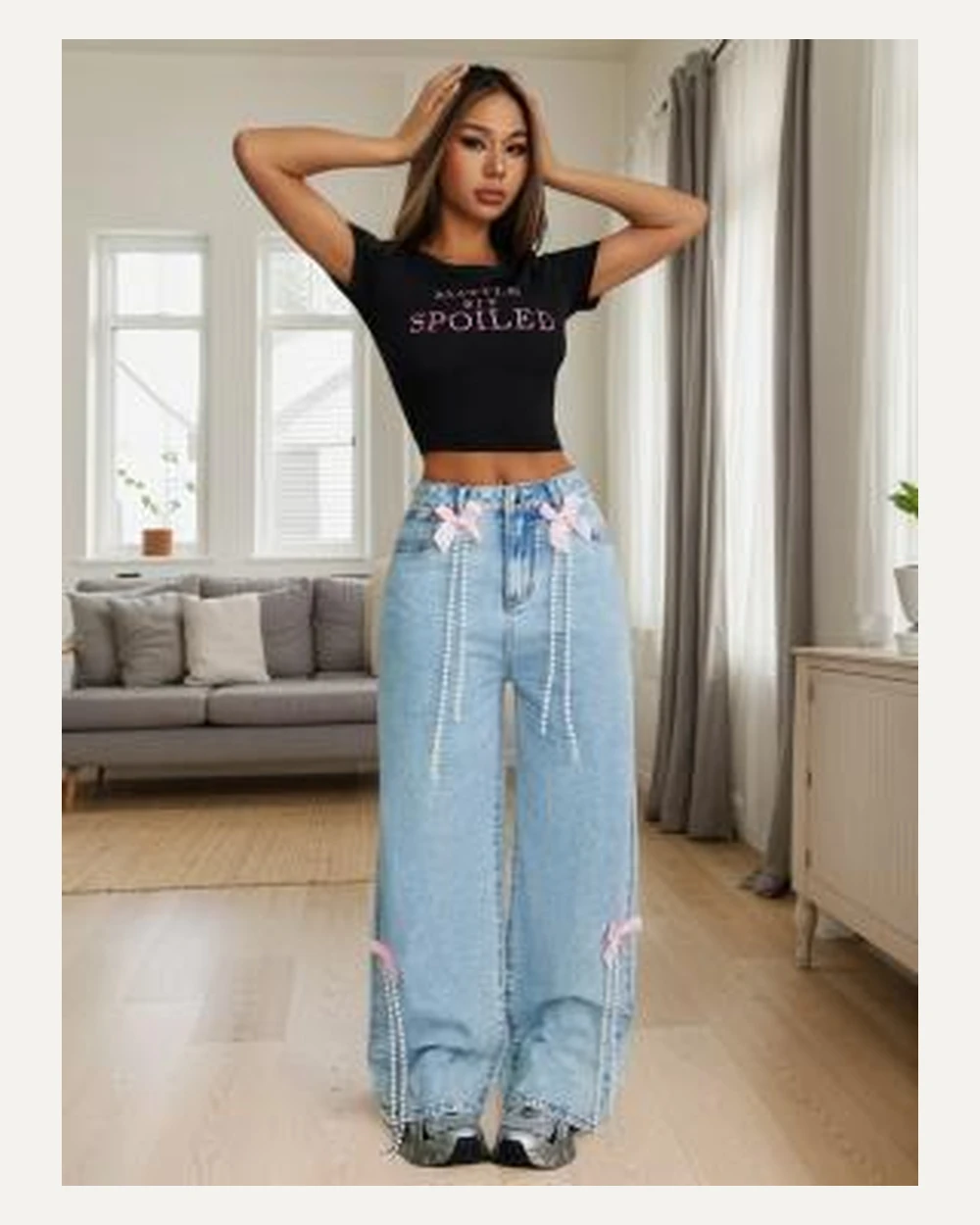 DPT-163 denim pants reference