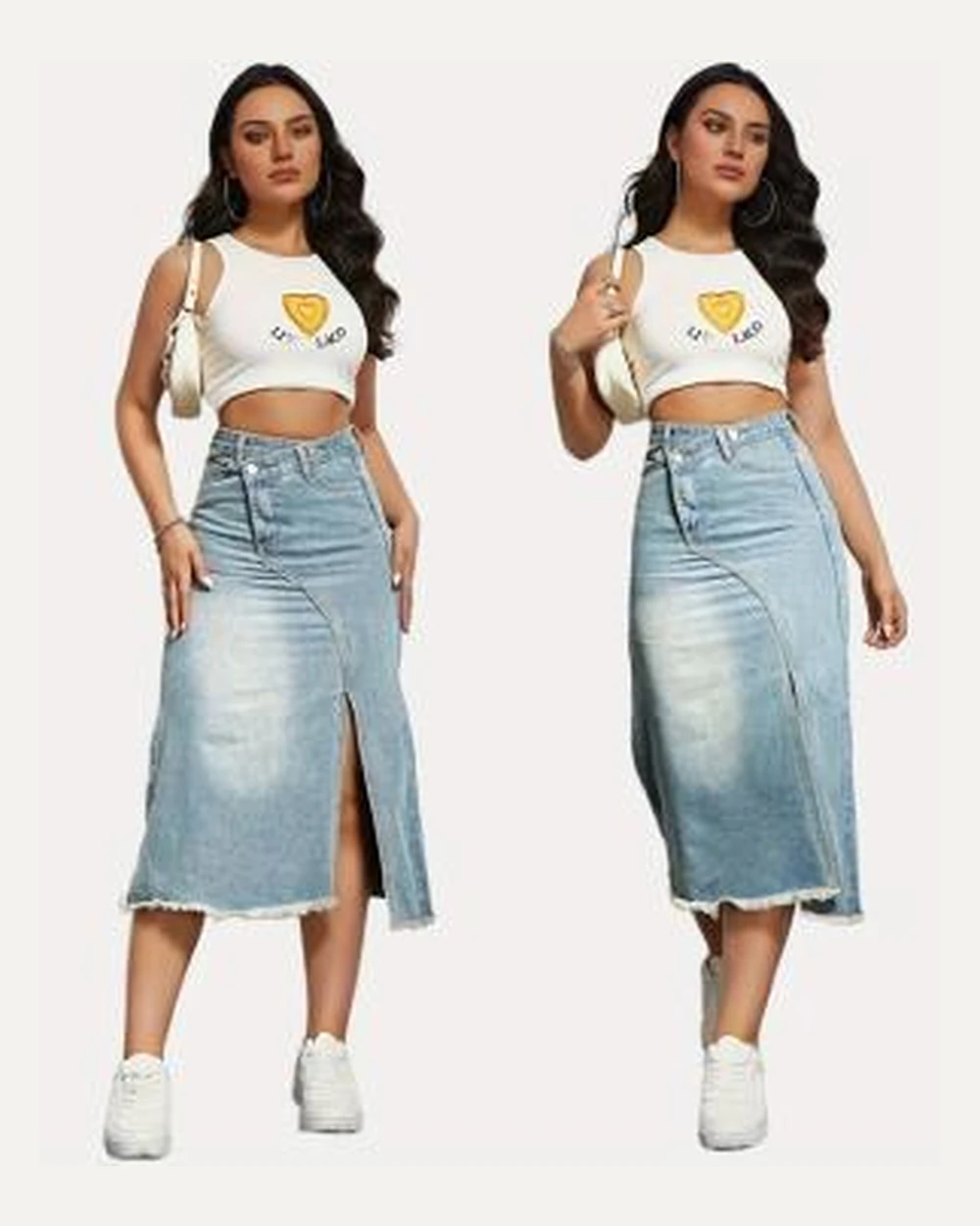 DST-005 denim skirt reference