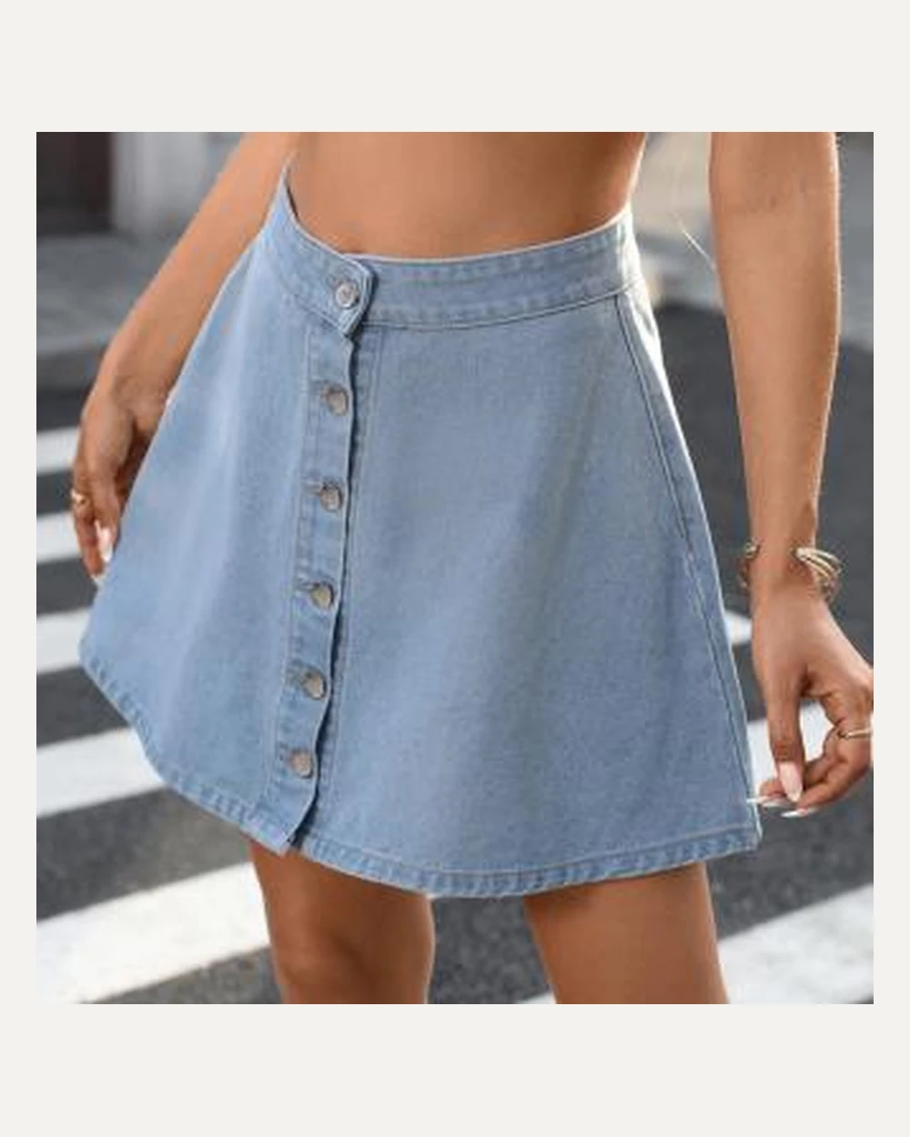 DST-027 denim skirt reference