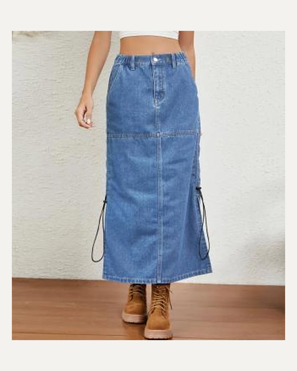 DST-029 denim skirt reference