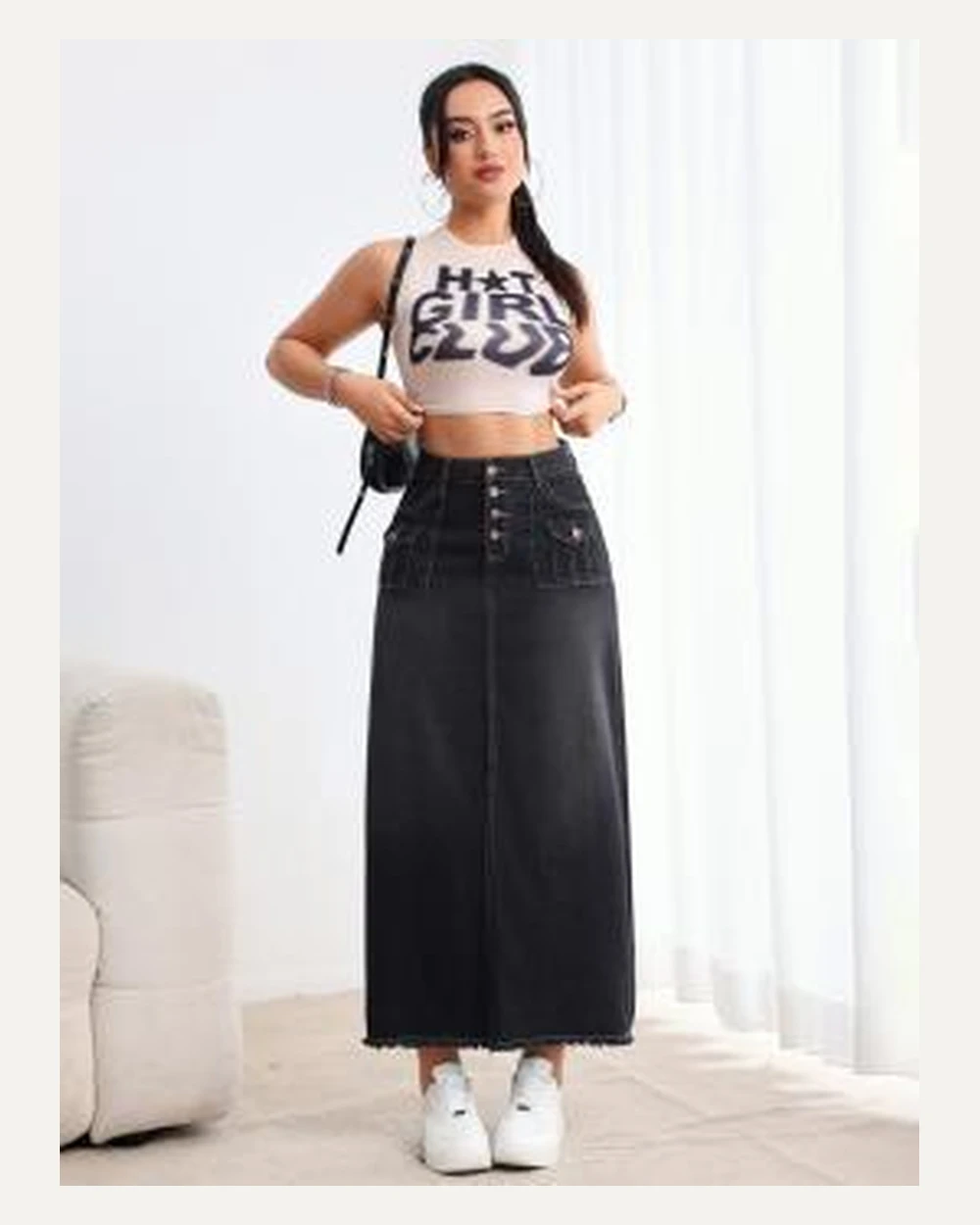 DST-032 denim skirt reference