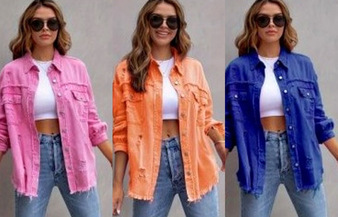 Denim jacket apparel production reference