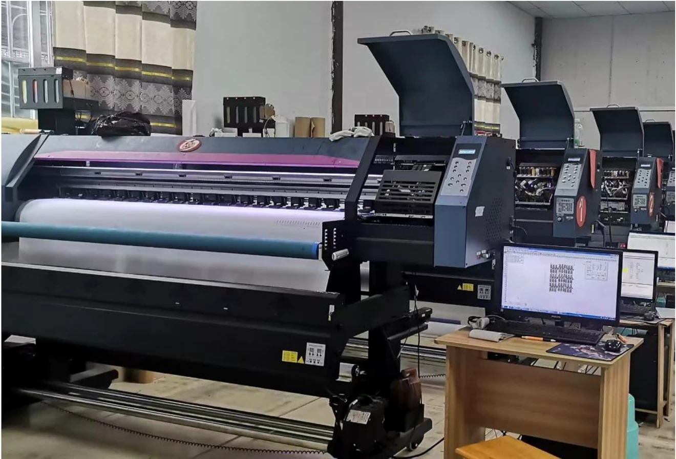 Digital textile printing machine from factory catalog