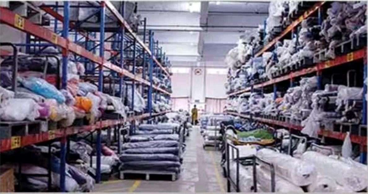 Material warehouse racks from factory catalog