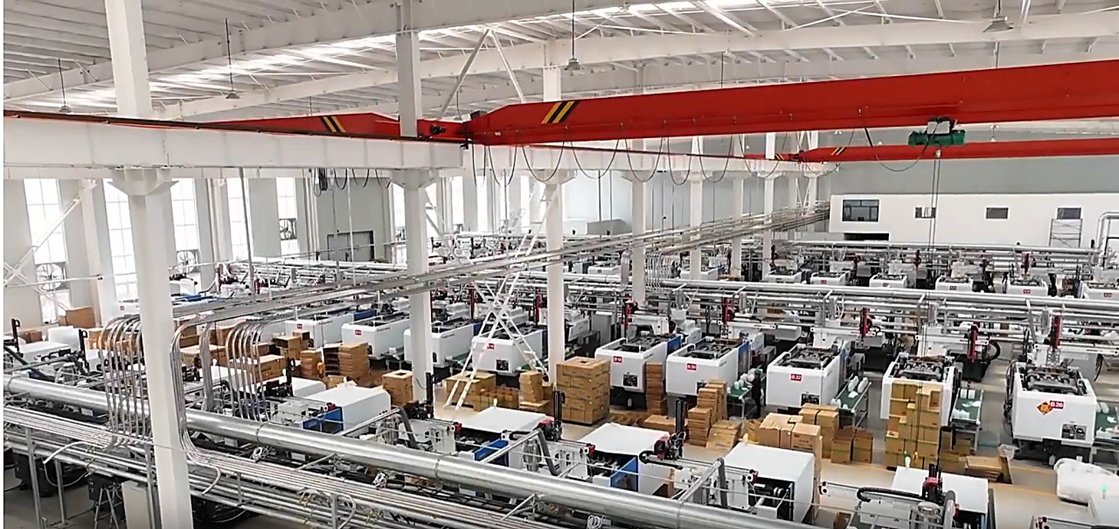Large packaging production floor used for factory-direct capability review