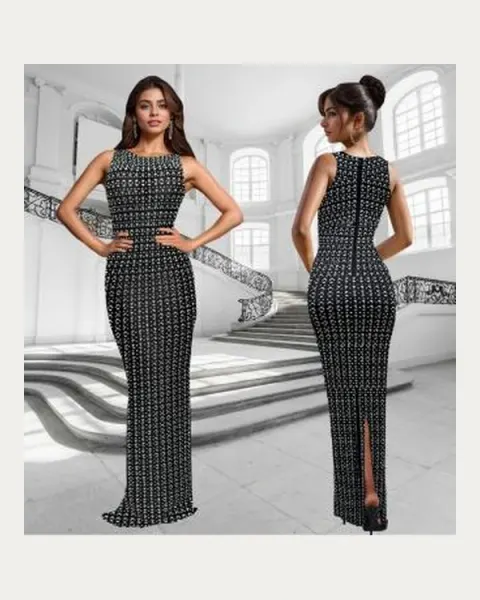 GBS-143 Beaded fabrics & details