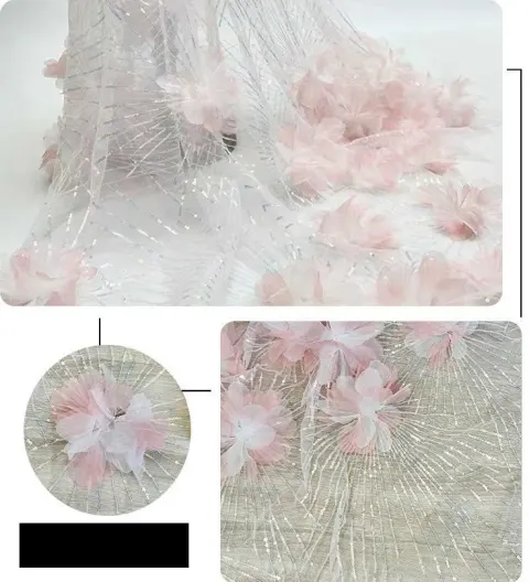 PTD-457 Embroidered fabrics