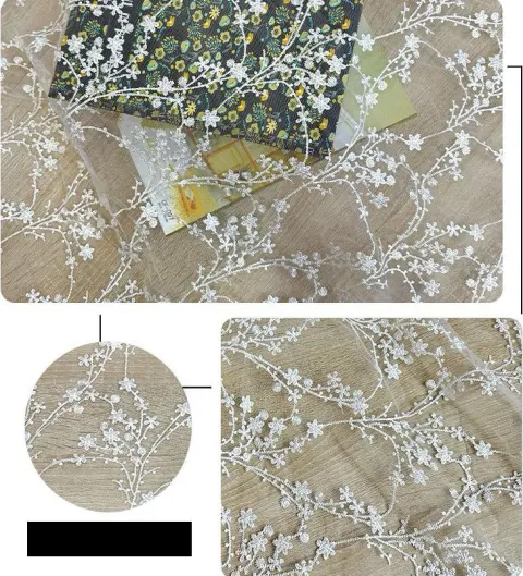 PTD-460 Embroidered fabrics
