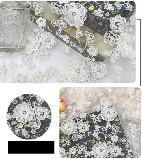 PTD-462 Embroidered fabrics