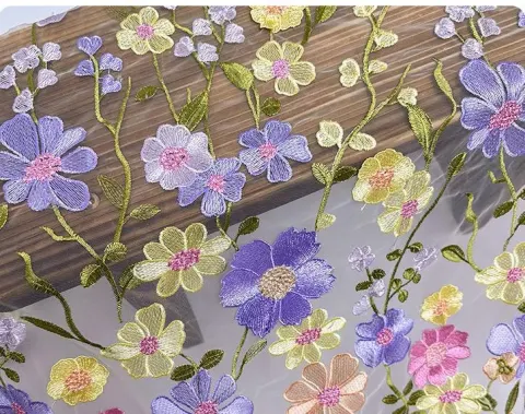 PTD-477 Embroidered fabrics
