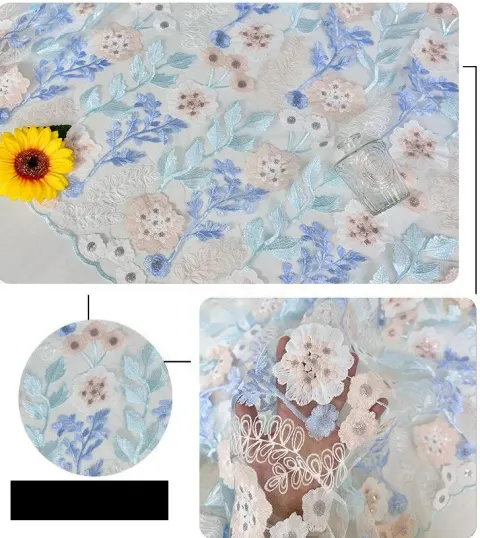 PTD-502 Embroidered fabrics