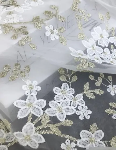 PTD-551 Embroidered fabrics