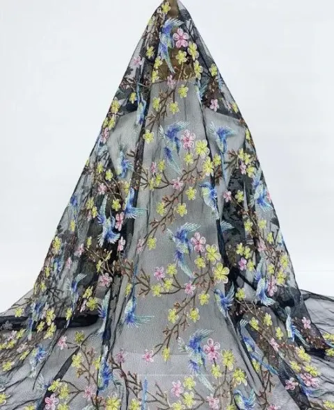 PTD-593 Embroidered fabrics