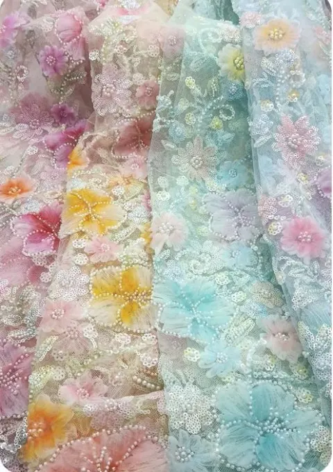 PTD-601 Embroidered fabrics