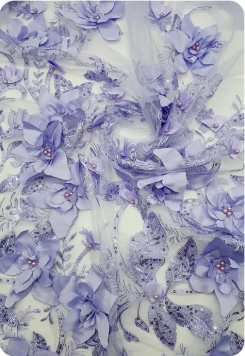 PTD-607 Embroidered fabrics