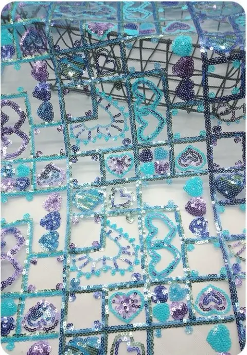 PTD-619 Embroidered fabrics