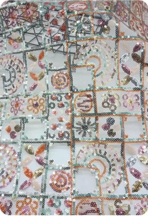 PTD-640 Embroidered fabrics