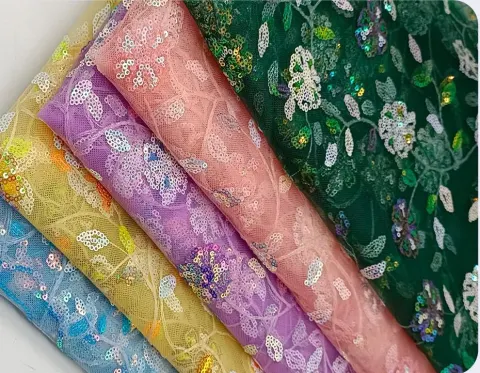 PTD-654 Embroidered fabrics