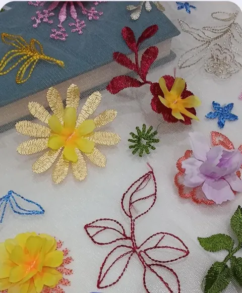 PTD-670 Embroidered fabrics