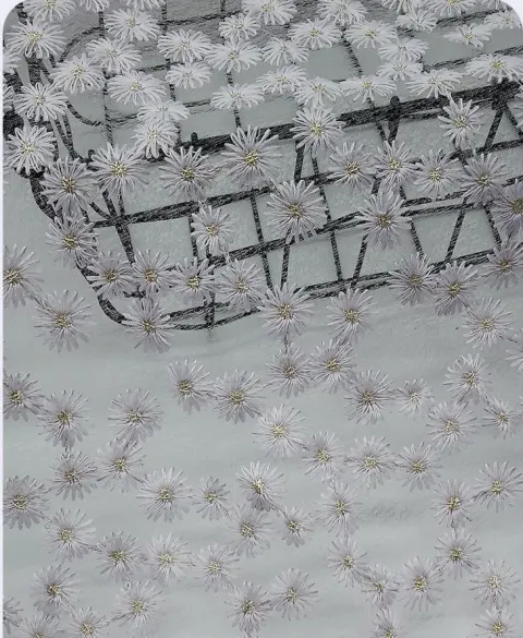 PTD-676 Embroidered fabrics