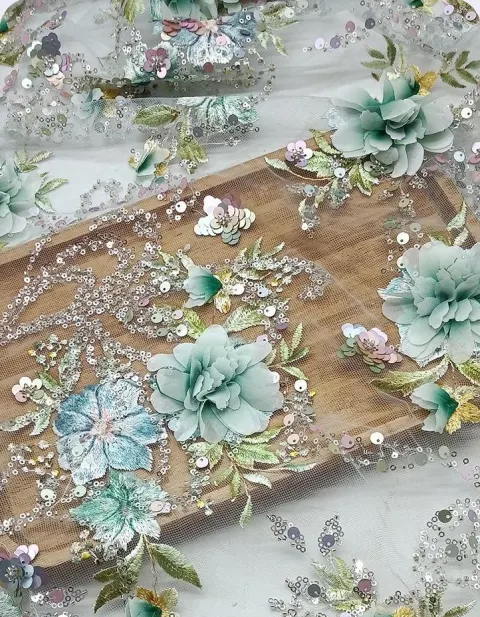 PTD-680 Embroidered fabrics