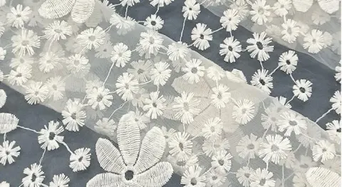 PTD-684 Embroidered fabrics