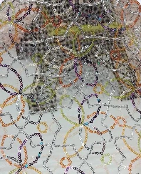PTD-689 Embroidered fabrics