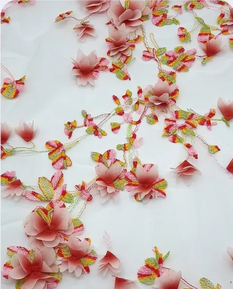 PTD-697 Embroidered fabrics