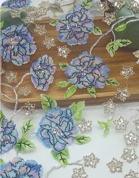 PTD-698 Embroidered fabrics